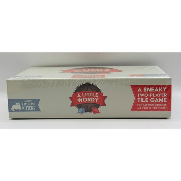 A Little Wordy By Exploding Kittens Two Player Tile Word Game NEW - Picture 2 of 3